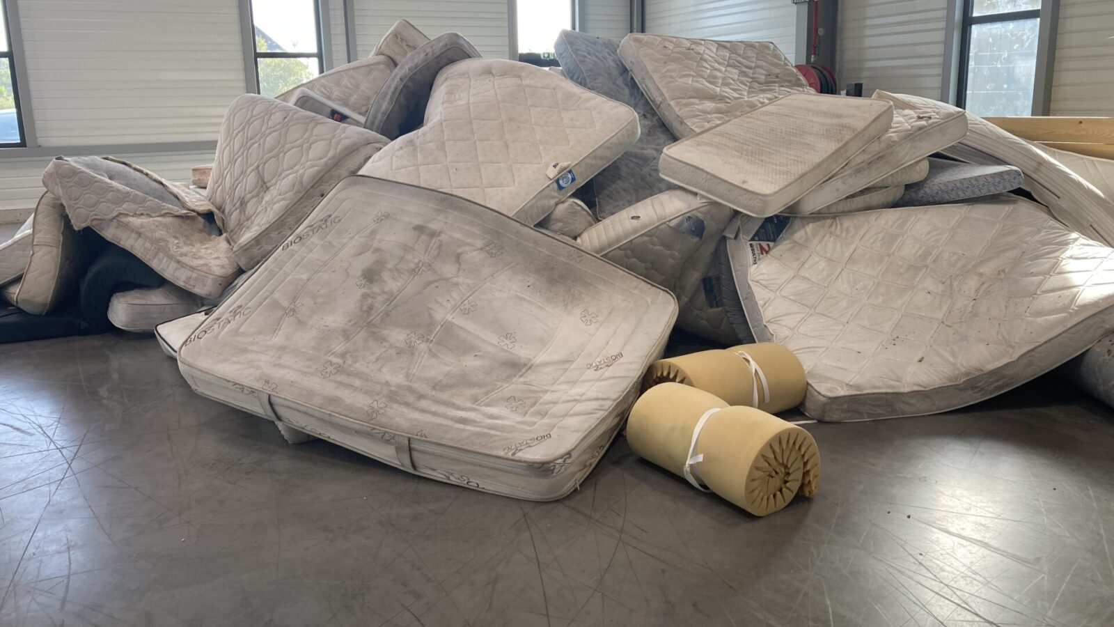 Valorisation des matelas usagés
