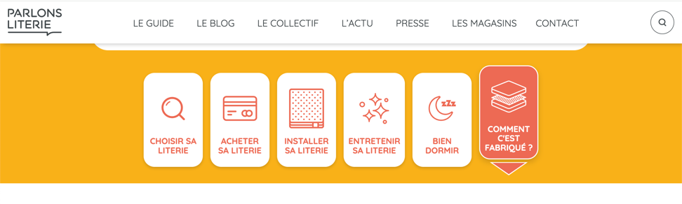 Parlons literie