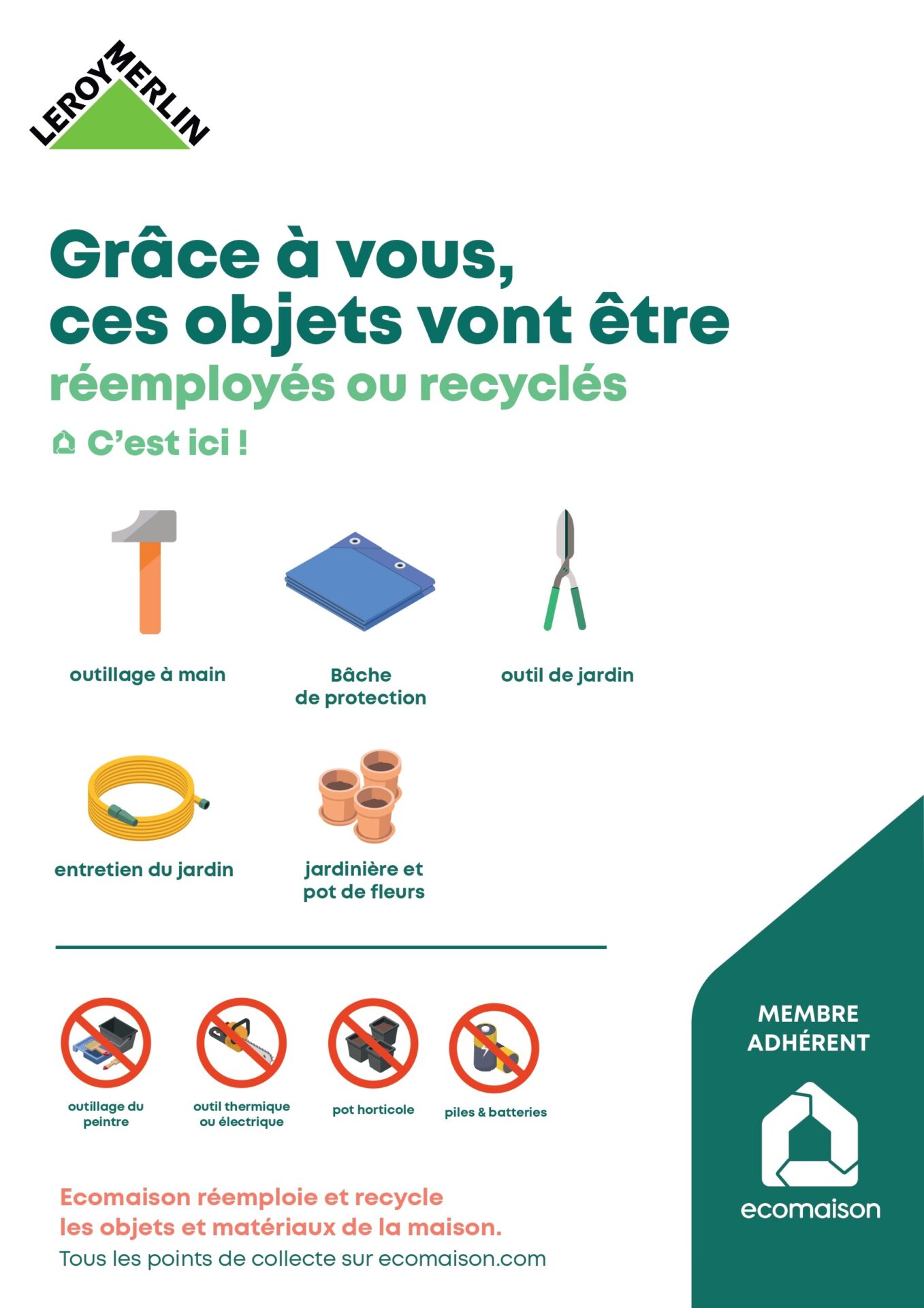 Semaine du recyclage Leroy Merlin