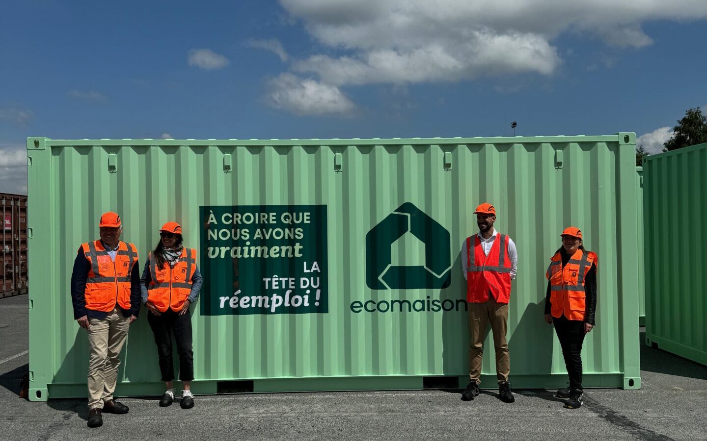 Conteneur réemploi Ecomaison