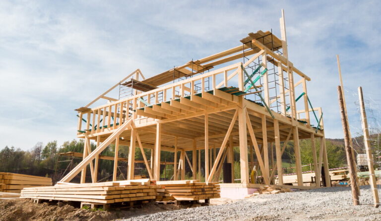 Structure bois bâtiment