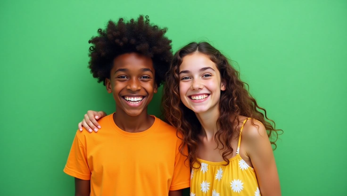 Deux adolescents sensibilisés à l'économie sociale et solidaire et au réemploi pour agir en faveur de l'économie circulaire.